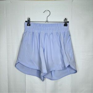 Lululemon Track that 5” pastel blue shorts athletic gym work out athleisure